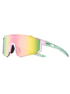 1 Pc SCVCN Sports Sunglasses, UV-Protection Cycling and Running Glasses for Men and Women, MTB and Road Bike Eyewear, Polycarbonate Sports Eyewear