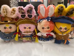 QIQI-Wild West Cowboy Limited Mystery Boxes,Bag Pendant,Bunny Plush Dolls,Soft Furry Collectibles