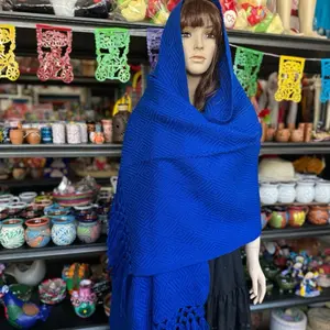 Mexican Rebozo One Size Cozy shawl