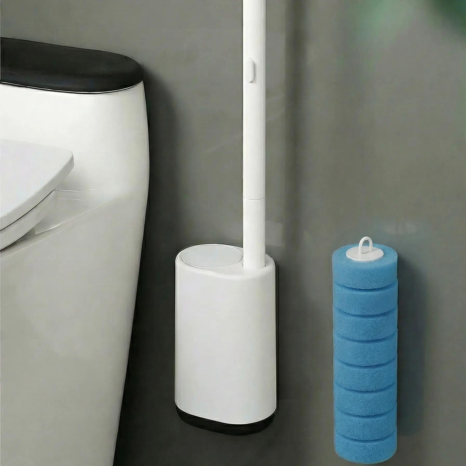 Toilet Brush+8Refills