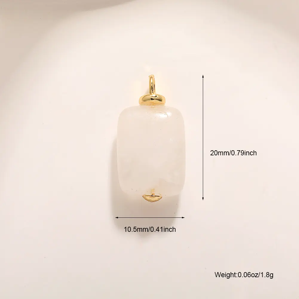 A674 Square White Crystal