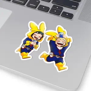 Little Deku and Bakugo All Might Cute Kawaii Anime Manga Cute Anime Sticker Gift Otaku Weeb