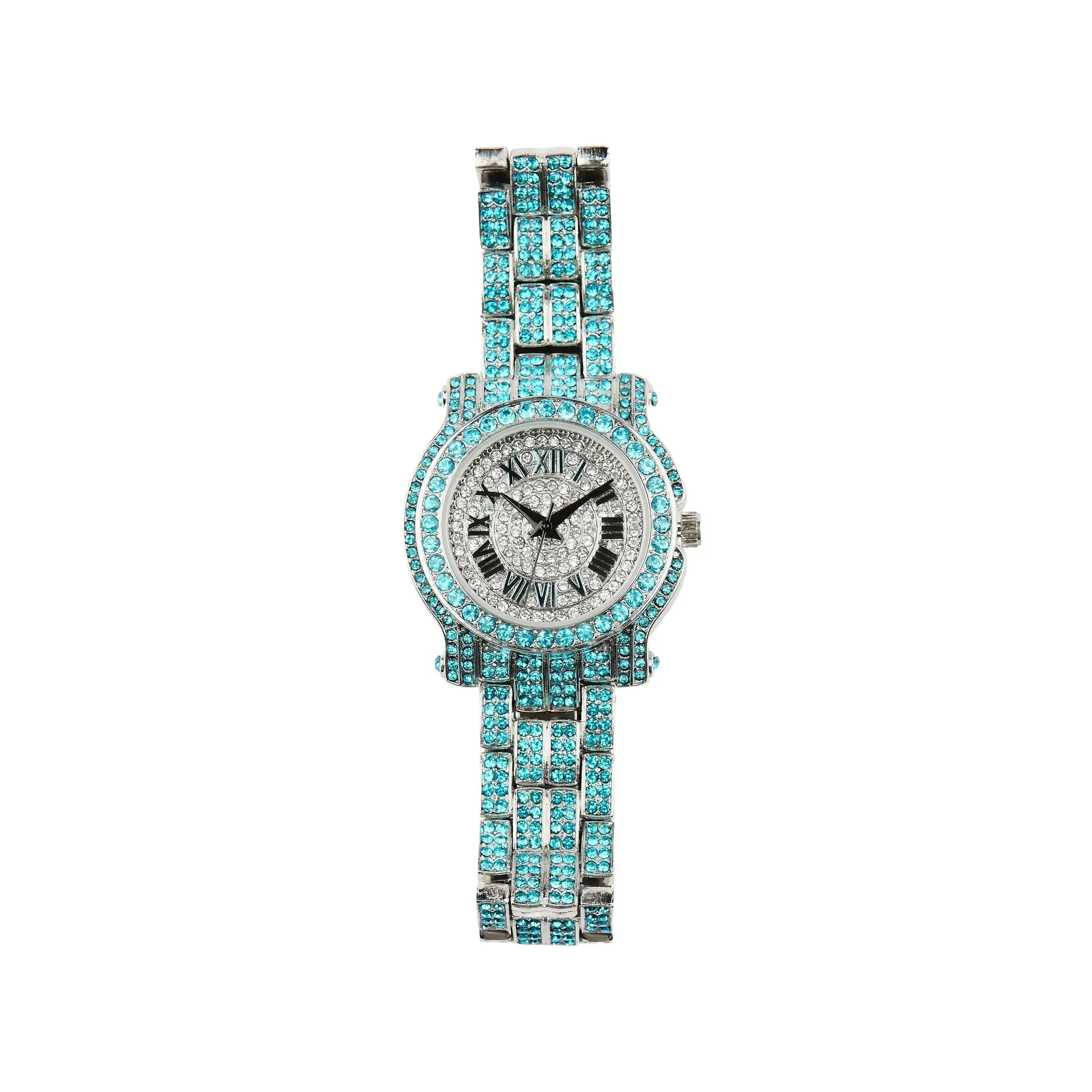 Akosia Blue Crystal Watch