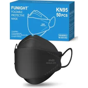 KN95 Face Masks 50 Pack for Adults, Breathable and Comfortable KN95 Mask with Elastic Ear Loop, Filter Efficiency≥95%