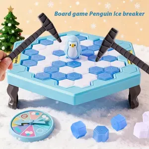 Penguin Ice Breaking Game, Rescue Penguin Ice Surface Puzzle Board Game, Family Interactive Game for Parties, Birthdays, Home Nights
