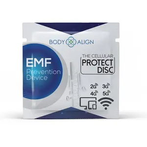 Body Align Protect Disc Cellular EMF Protection Device Easy Stick-On for Phones Tablets Lightweight Discreet Design