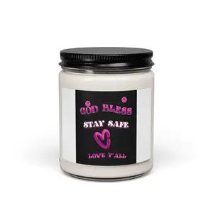 Scented soy candle