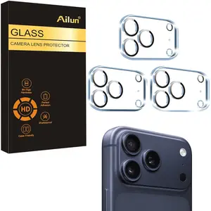 3 Pack Camera Lens Protector For iPhone 17 Pro Max,Tempered Glass,9H Hardness,Ultra HD,Anti-Scratch,Case Friendly,Does not Affect Night Shots[Not For iPhone 17,17 Pro,iPhone Air]