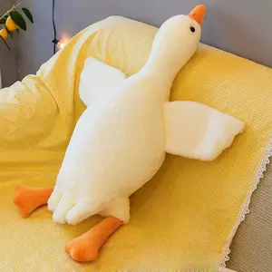 Cute Large Goose Toy Pillow, Long Strip Hug Pillow Doll, Soft Stuffed, Soft Fabric, Comfortable Bed Sleep Pillow, Perfect Gift for Friends and Family