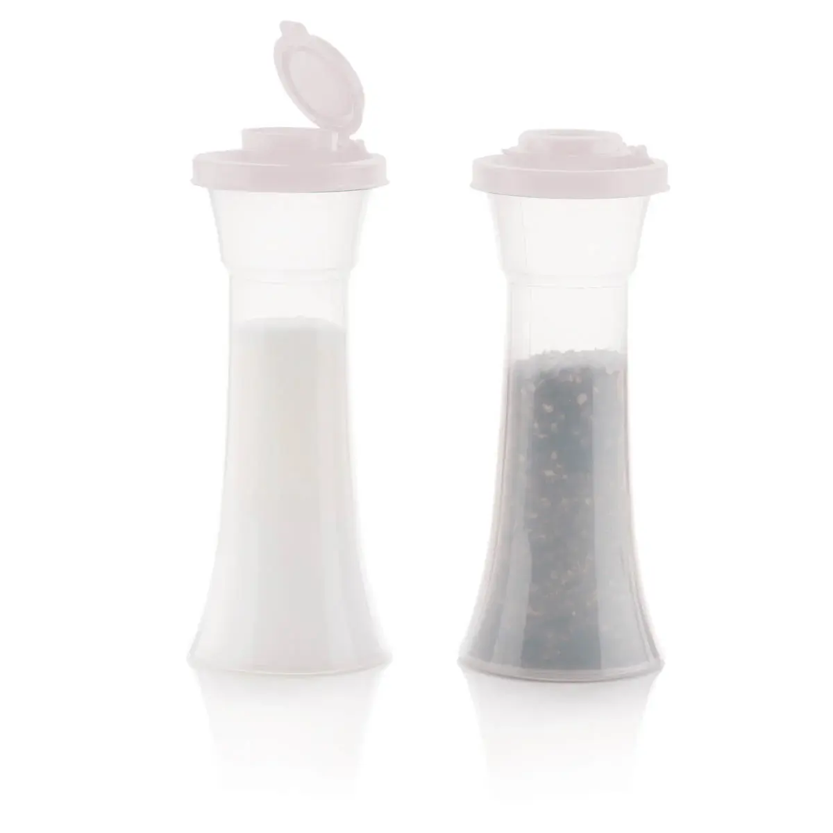 Tupperware Classic Hourglass Salt & Pepper Shakers