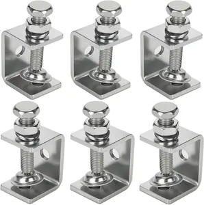 6 Pack Stainless Steel C Clamp - 1-3/16 Inch Small C Clamp Set Metal C Clamps Mini Tiger  No brand