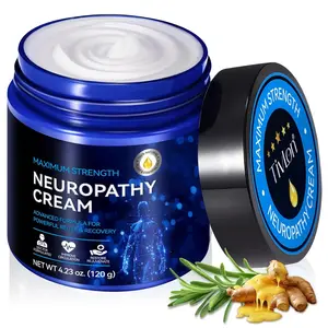 Nerve Relief Cream & Natural Ingredients – Soothing Foot & Hand Cream for Nerve Discomfort, Tingling & Burning Sensations – Fast-Absorbing Moisturizing for Men & Women – 4oz (120g)