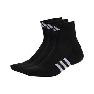 Adidas Solid-Print Sports Socks for Men and Women, Casual Style, Black, Synthetic Fiber Verifiable, with credentials and supporting global authentication