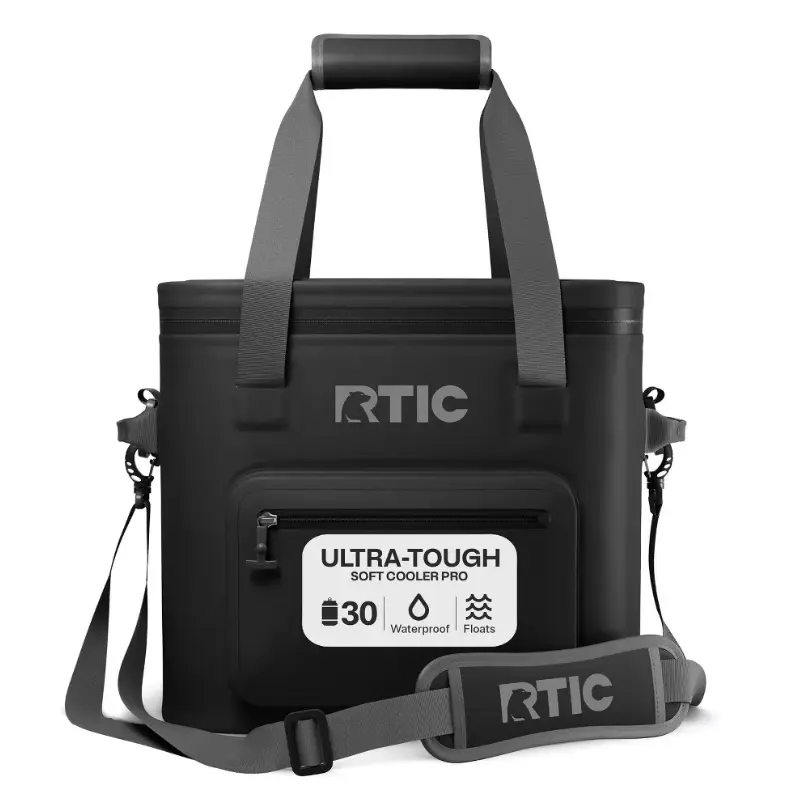 RTIC Cooler Pro 22 Quart Soft-Sided Cooler, 30 Can Leakproof Insulated Ice Chest, Heavy Duty Waterproof Portable Cooler for Camping, Boating, Beach, Fishing & Road Trips