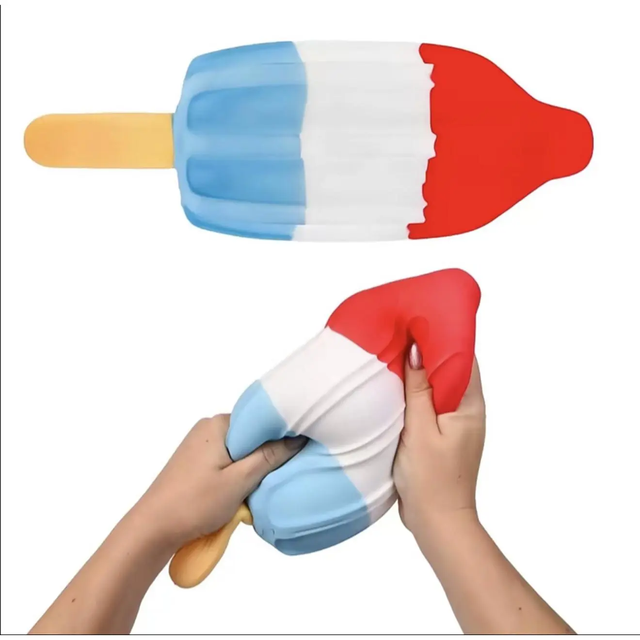 Sunny Days Bomb Pop Textured Relaxing Food Squishy - Fun and Stress-Relieving Toy for Kids and Adults