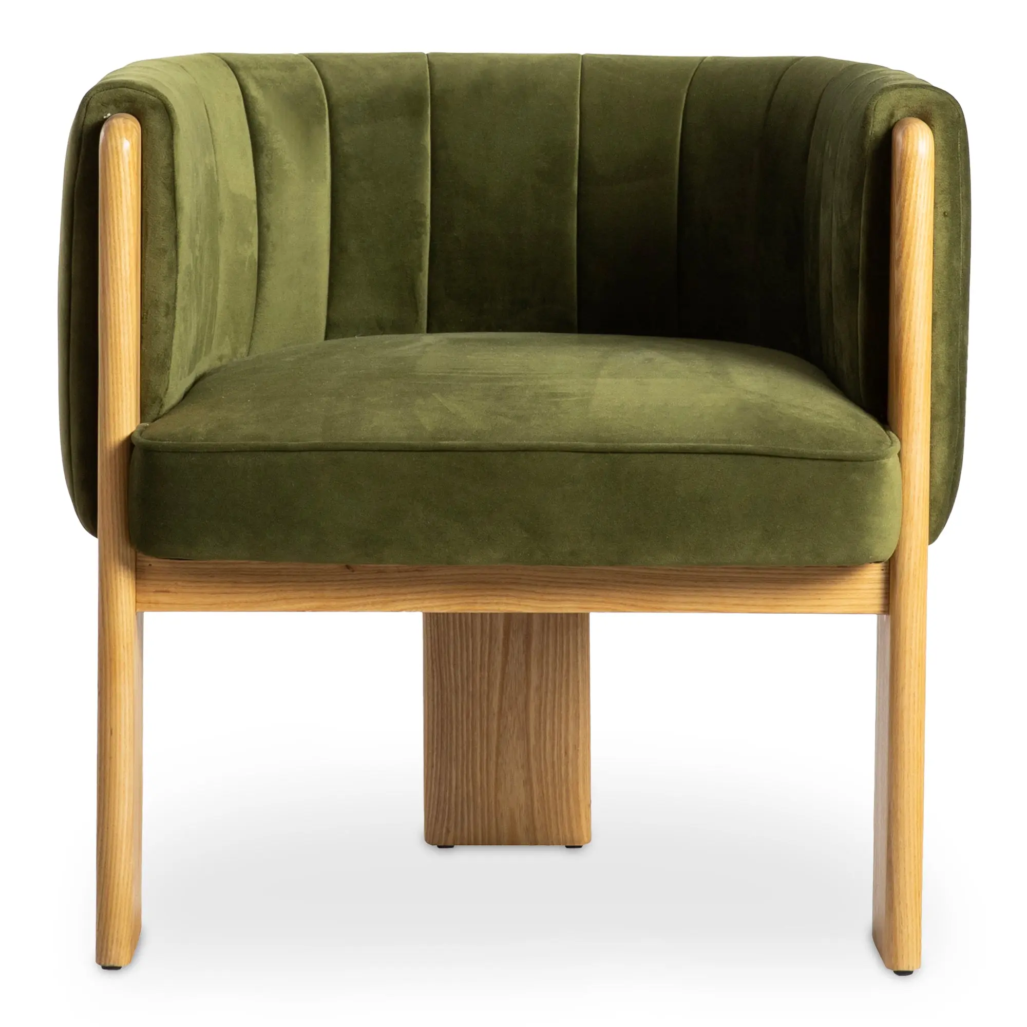 Moes Home Slipper Chairs Sofi Green  Contemporary Furniture
