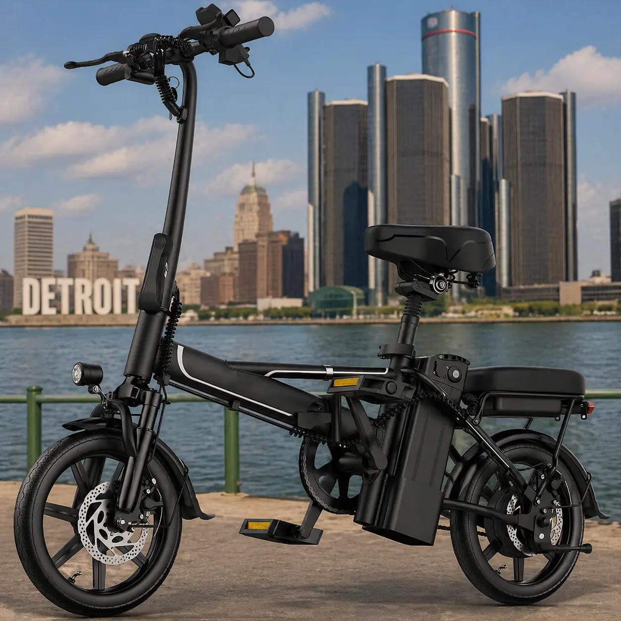14" Mini E-Bike|500W(Peak 750W) Pure AluminumFrame|22Mph Top Speed |Up to 40 Miles Range Perfectfor Campus Commutes, Grocery Runs, or Leisure Rides NoMore Sweating - Electric Assist for Smooth Hills & LongDistances!