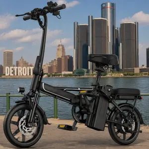 14" Mini E-Bike|500W(Peak 750W) Pure AluminumFrame|22Mph Top Speed |Up to 40 Miles Range Perfectfor Campus Commutes, Grocery Runs, or Leisure Rides NoMore Sweating - Electric Assist for Smooth Hills & LongDistances!