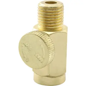 Value 2PCS 1/4" NPT Flow Regulator  Brass Pneumatic QuickConnect Compressor Valves