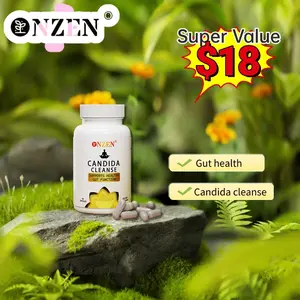 NZEN Candida Cleanse – 60 Capsules for Candida Support & Gut Relief, Made in the US, Natural Ingredients, Detoxing Benefits - Healthcare