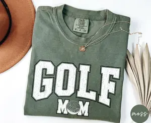 Golf Mom Shirt, Premium Golf Mom T-Shirt, Golf Apparel For Women, Sports Team Mom Gift, Golf Birthday Party T-Shirt, Mother's Day Golf T-Shirt, Fashion Golf Fan T-Shirt, Fashion Golf Lover Apparel
