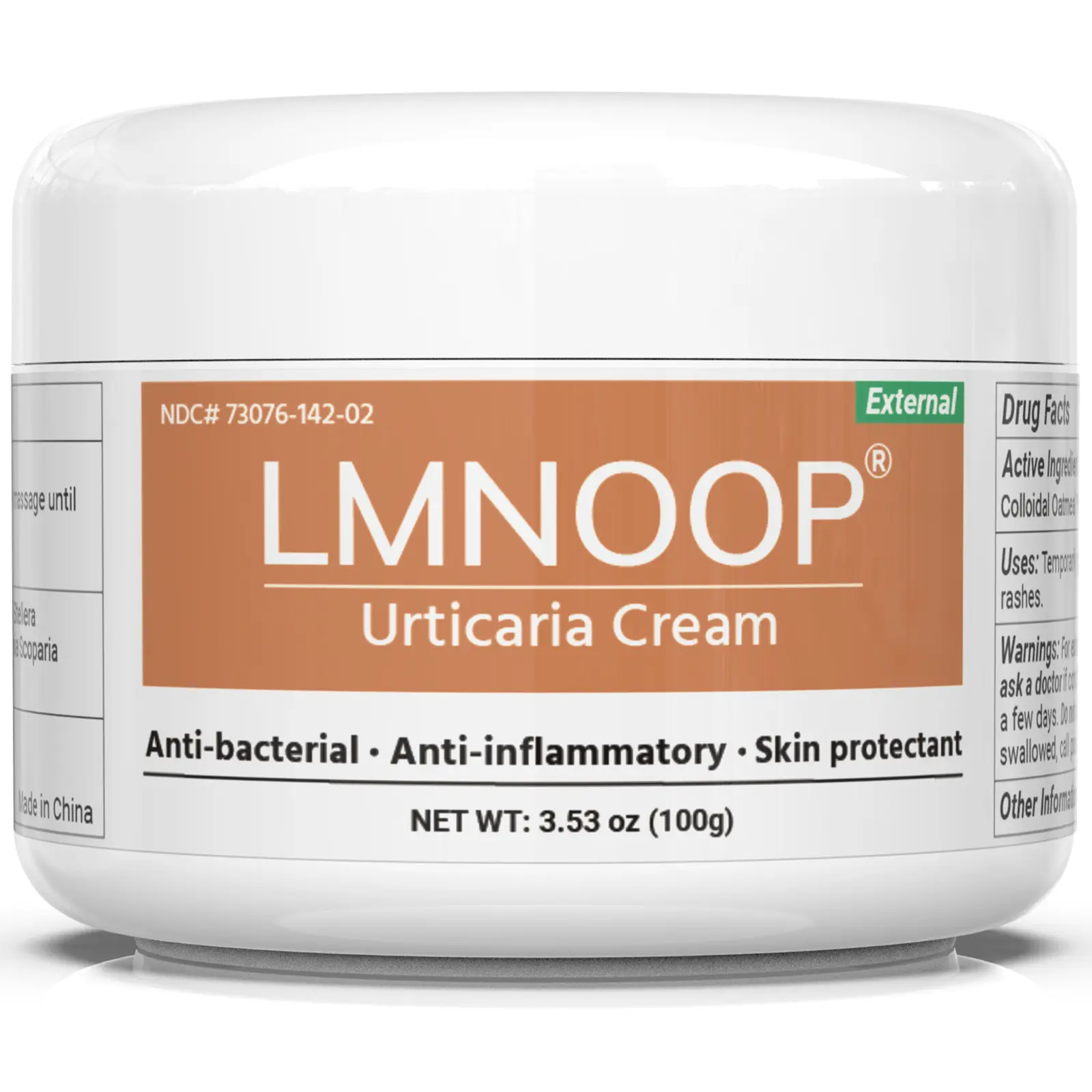 Urticaria Cream for Hives Relief - Fast Acting Anti Itch Treatment with All Natural Herbal Formula for Skin Allergic Rashes, Redness, Swelling 3.53 oz Healthcare Therapeutic