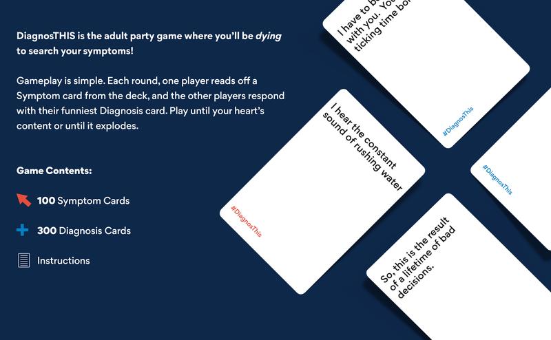 DiagnosTHIS - The adult party game for hypochondriacs and healthcare workers family DiagnosTHIS - The adult party game for hypochondriacs and healthcare workers family