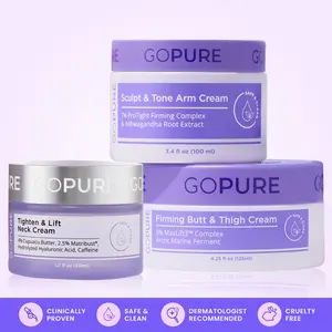 GOPURE Firm It All Routine - Neck Cream + Arm Cream + Butt & Thigh Cream Body Care Skincare Moisturizing Anti Dryness Moisturizing Lightweight
