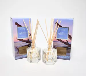 HomeWorx by Slatkin + Co. S/2 Ocean Driftwood Reed Diffusers