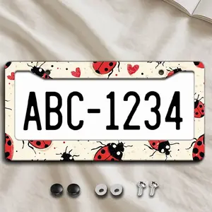 Cute License Plate Frame – Girly Car Accessories, Universal US Standard Tag Frame