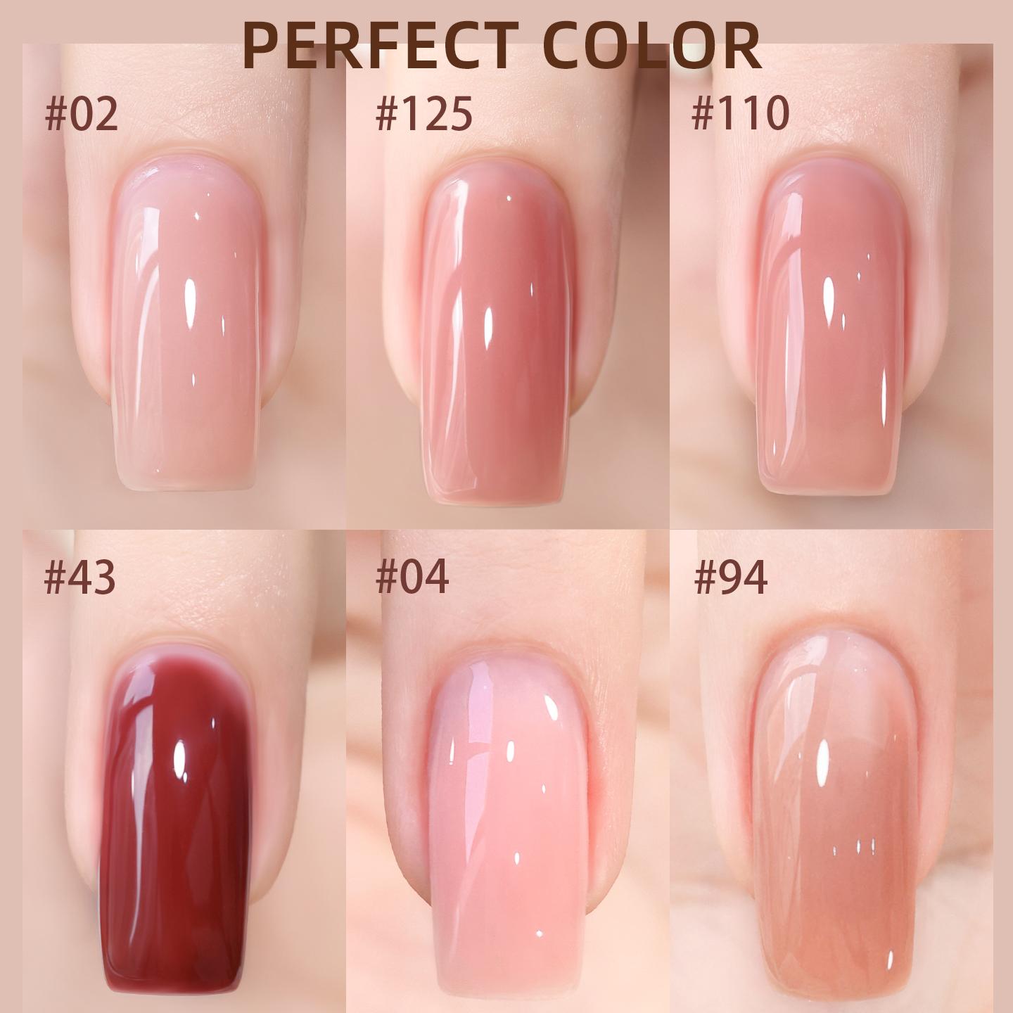 12ML Rubber Base Builder Gel for Natural Nails, Long Lasting Milky White Nude Gel Polish for Nail Thickening & Strengthener, 4-in-1 Color Gel in A Bottle 【UV/LED & Top Coat Needed】