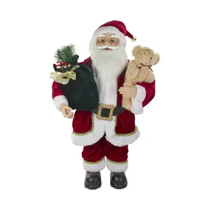 Northlight 18" Standing Santa Figure w/ Snow Shoes & Presents Northlight 18" Standing Santa Figure w/ Snow Shoes & Presents