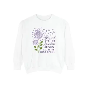 Blessed by God Sweatshirt – Faith-Inspired Apparel for Comfort and Style, Spiritual Gifts, Unisex Fashion, Casual Wear, Everyday Wardrobe
