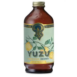 Portland Syrups Yuzu Syrup made with Whole Ingredients Cold Pressed Yuzu Juice Perfect Beverage with Organic Cane Sugar Enhance Italian Soda Mocktail N/A Drinks Coffee and Tea