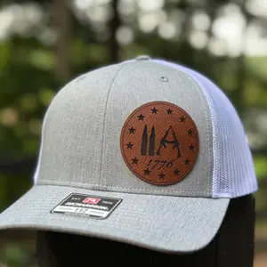 2A, 1776, Leatherette hat patch, 2nd amendment