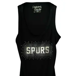 Silver Spurs Bling Tank Top