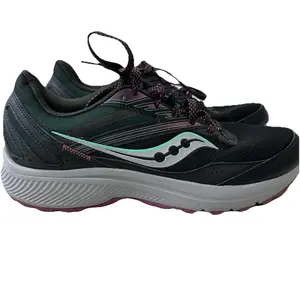 Saucony Cohesion TR15 Black Grey Purple Running Shoes Men's S10706-05
