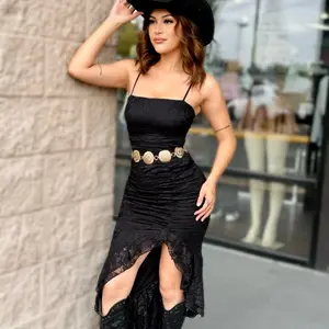 Lace midi dress party