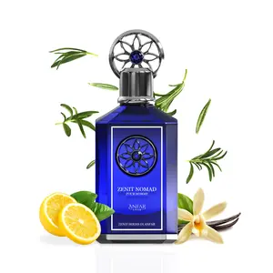ANFAR 1950 Zenit Nomad Pour Homme Extrait de Parfum, 3.4 fl oz, Lemon, Bergamot, Pineapple, Oud, Amber,FOR MEN,100ML