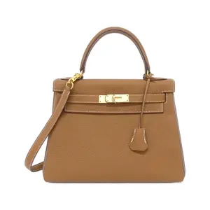 Pre-owned HERMÈS Calfskin Shoulder Bags Hermes Kelly28 Togo