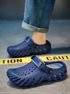 Men's Sporty Quick Drying Slip on Sandals, Casual Comfortable Breathable Sandals for Beach, Outdoor Sports Sandals for Daily Wear, Walking Shoes, Foot Clogs, Footwear Sandal