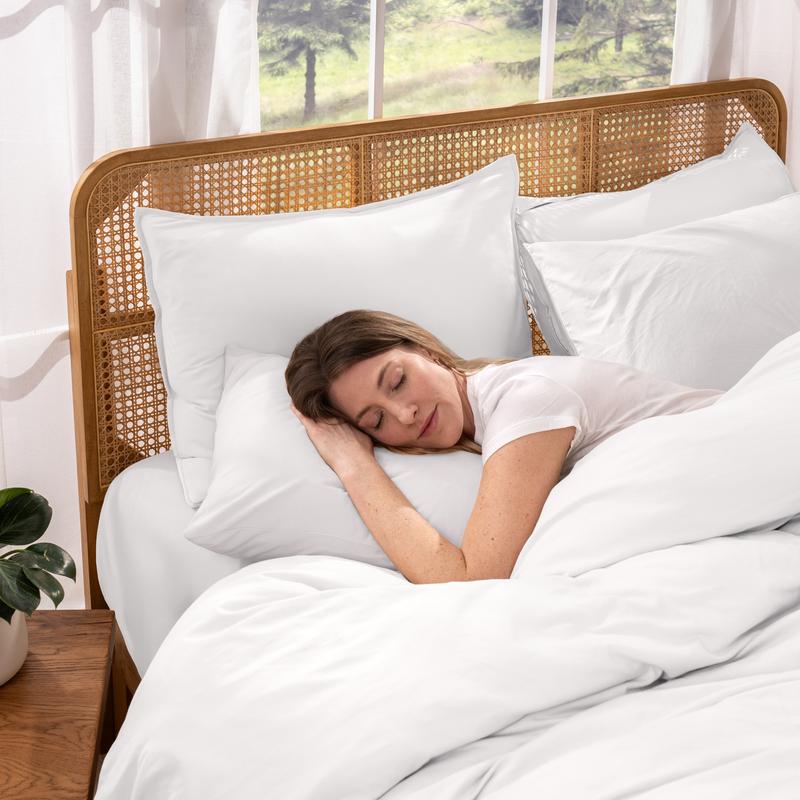 Bare Home Organic Cotton Jersey Duvet Cover & Sham Set