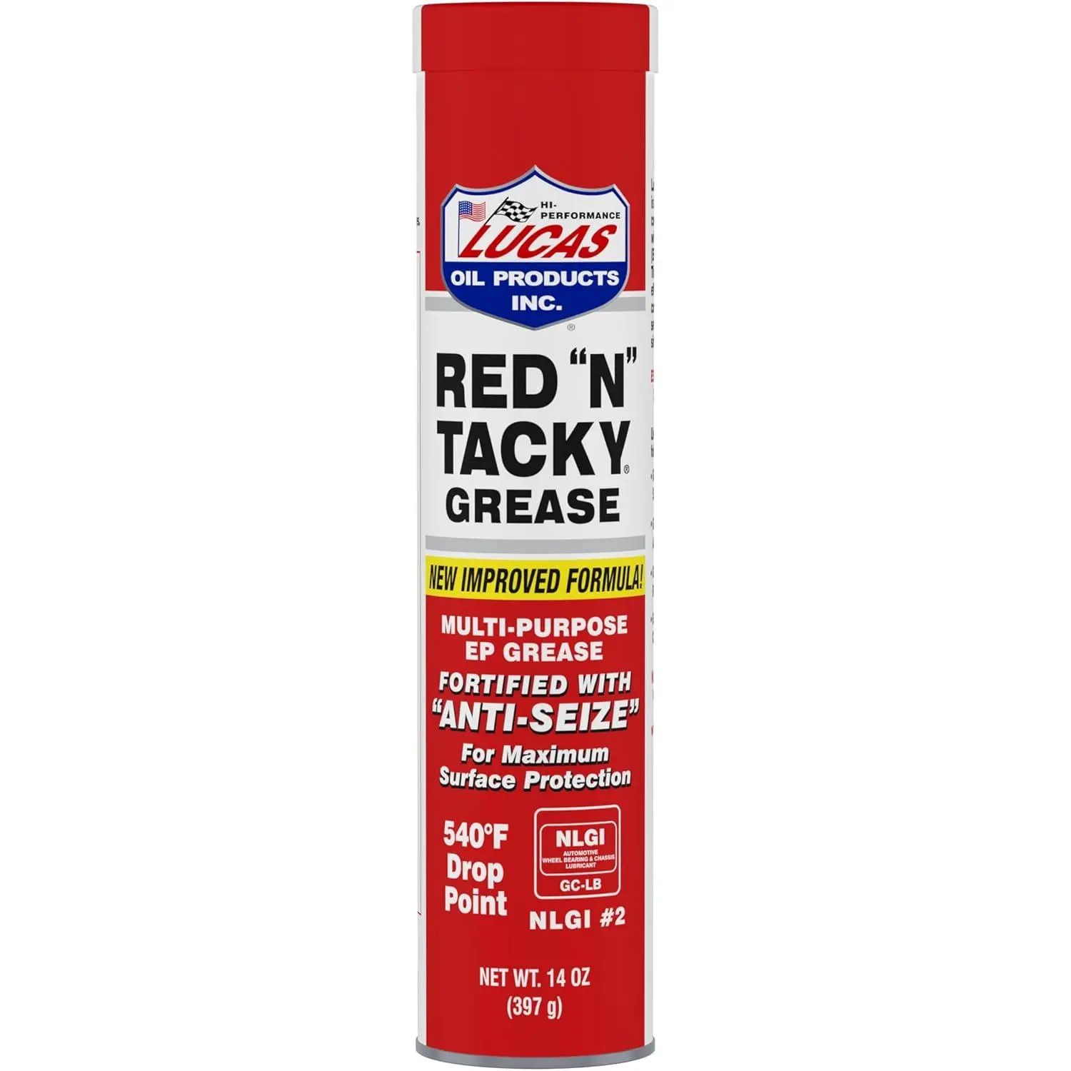 Lucas Oil Red-N-Tacky Grease 14oz