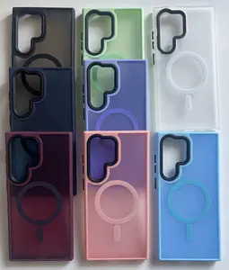 Defender MagSafe Magnetic Case Cover For Samsung Galaxy S24 / S24+Plus / S24 Ultra / Rugged Shockproof Protection Casing Protective Phonecase