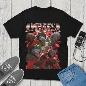 Ambessa Arcane T-Shirt Unisex Vintage Streetwear League of Legends Shirt Anime Apparel fanmerch lol Merchandise League of Legends Fan gift