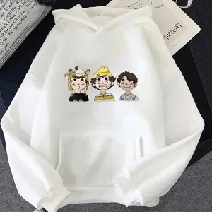 Adorable Cartoon Sturniolo Triplets Hoodie - Cozy Kids' Winter Fashion Essential