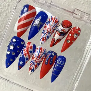 Promake Summer Paradise Collection - Luxury Handmade Press On Nails, 2026 New Summer Nail Inspo Designs for Beach Vacation, Pool Day