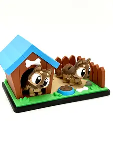 Dog House with 2 Pups Dog House with 2 Pups