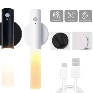 Smart Motion Sensor LED Wall Light, Detachable Nightlight, Magnetic Installation, Ideal for Bedroom Hallway Closet
