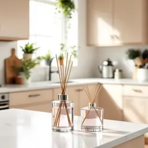 Handcrafted Reed Diffuser - Elegant Home Fragrance with Natural Reeds & Premium Oils for Long-Lasting Aroma Effortless Elegance Bottled Liquid